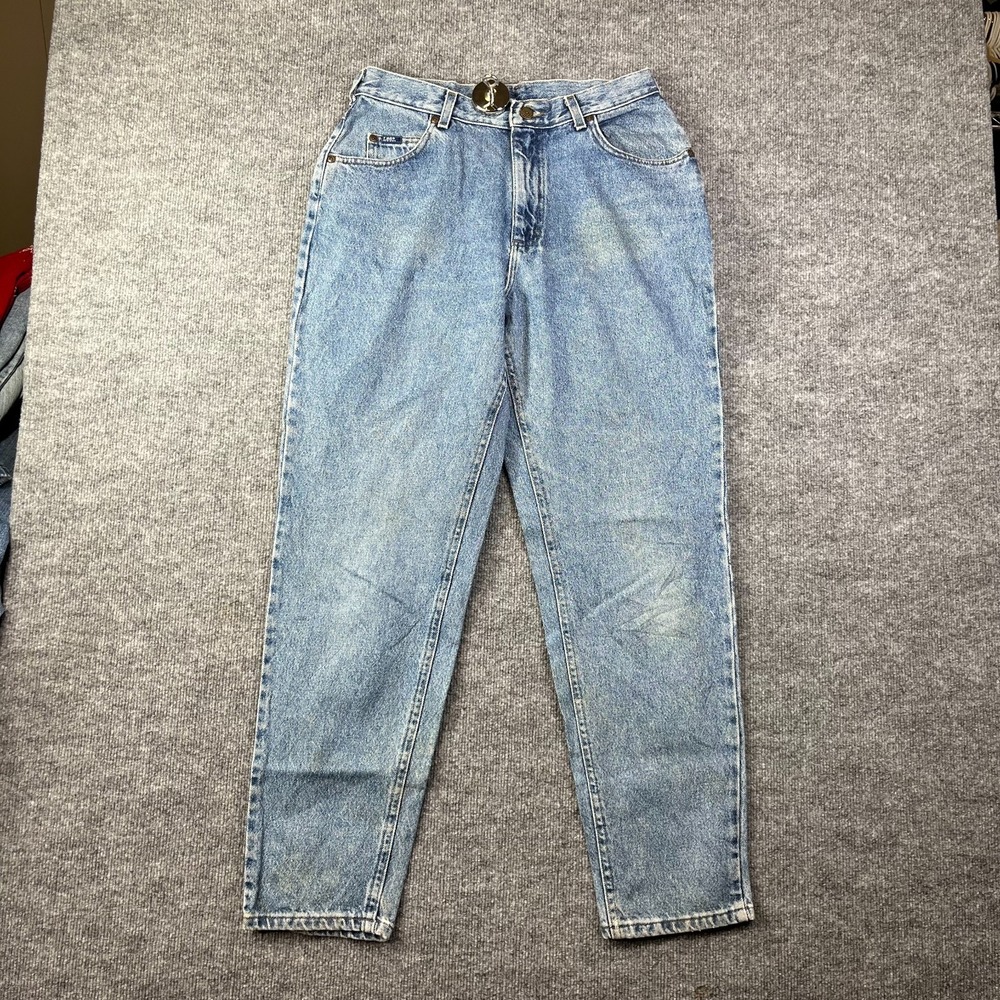 Lee Jeans Women's 12 Medium Wash Denim High Rise Taper Fit Classic Y2K - 31X29‎